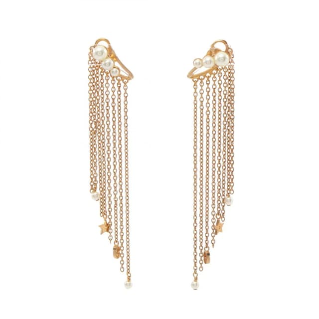 Dior Earrings Chain Gold in Gold from The Reluxe, photo 1 of 1
