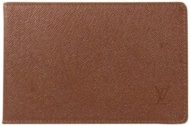 Louis Vuitton Brown ID Holder Card Wallet Insert in Brown Leather from Bagriculture, photo 1 of 1