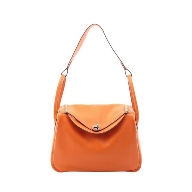 Hermès Shoulder Bag Lindy 30 Orange in Orange Swift leather from The Reluxe, photo 1 of 1