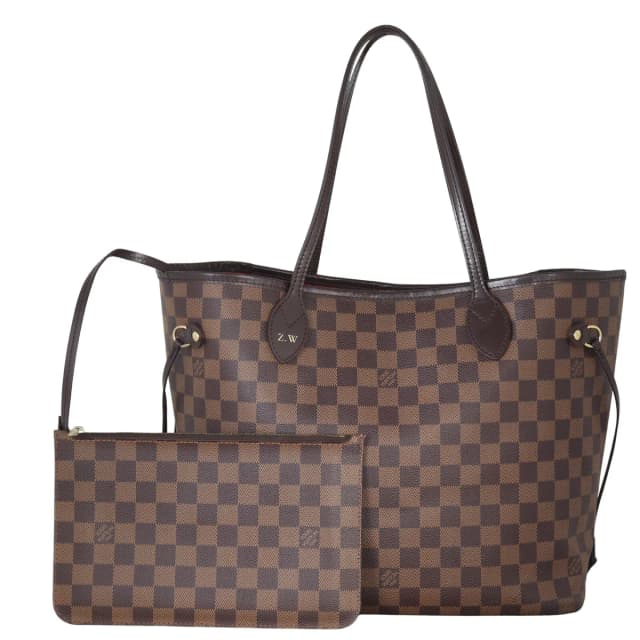 Louis Vuitton Neverfull MM Damier Ebene in Brown Canvas from Luxe.It.Fwd, photo 1 of 1