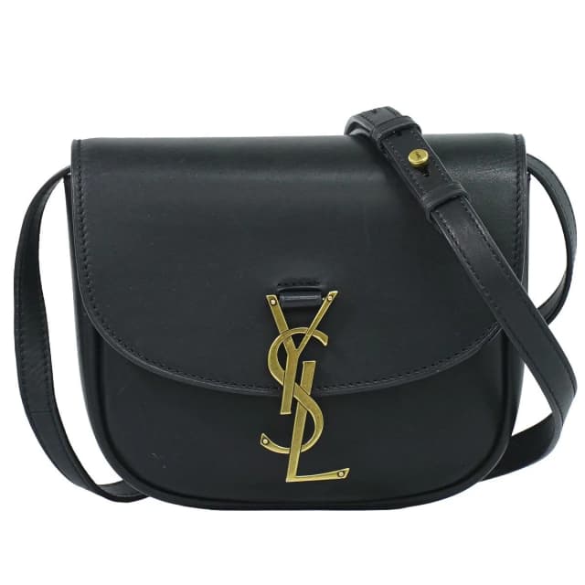 Saint Laurent Kaia Small Shoulder Bag Pochette Leather Black Vintage in Black Leather from The Reluxe, photo 1 of 1