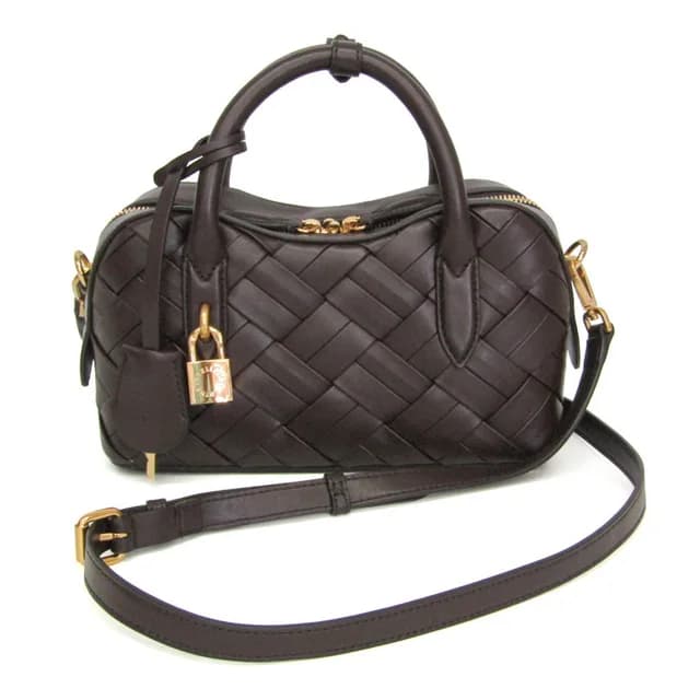Stella McCartney Rider Crossbody Bag Women's Polyester Handbag,Shoulder Bag Dark Brown in Dark brown Polyester from Elady, photo 1 of 1