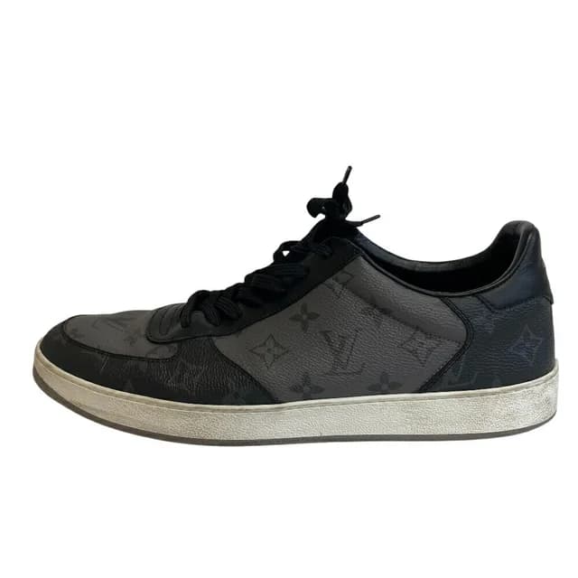 Louis Vuitton 28 Rivoli Line Sneakers, Gray in Gray Leather from Elady, photo 1 of 1