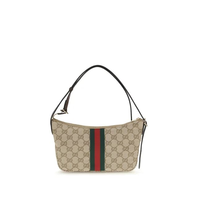 Gucci Beige Fabric Shoulder Bag in Beige Leather from HEWI, photo 1 of 1
