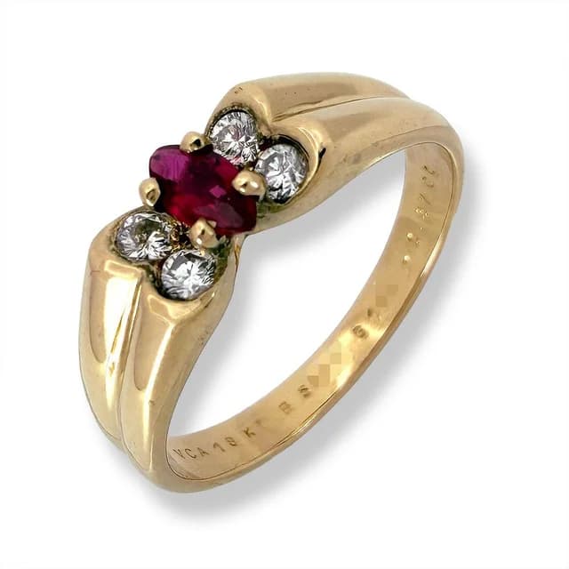 Van Cleef & Arpels Celia Ruby Diamond Ring from The Reluxe, photo 1 of 1