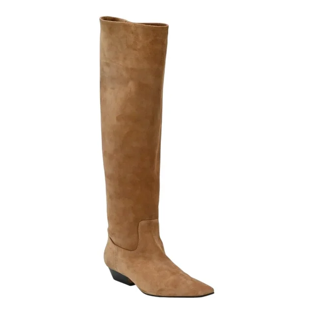 Khaite Marfa Knee-High Suede Boots in Suede from Clotheshorse Anonymous, photo 1 of 1