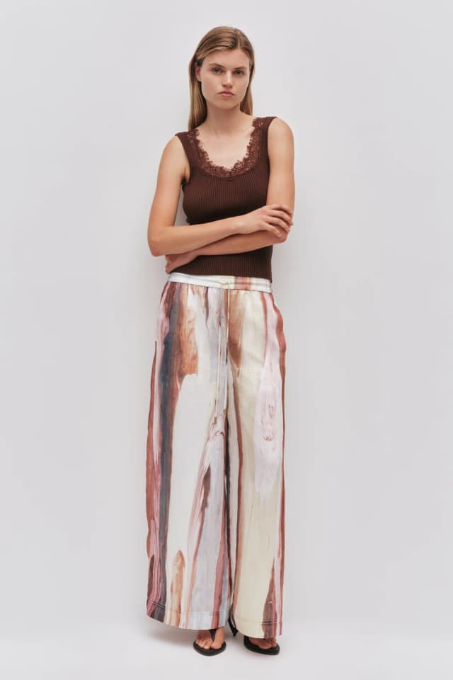 AJE Adina Pant in PINK REVERIE, image 1 of 1 from Aje