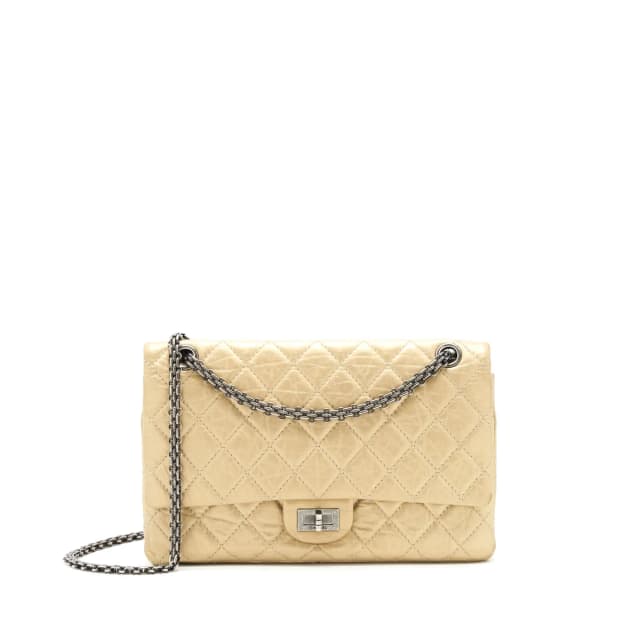 Chanel 2.55 Reissue 226 Double Flap Bag Ruthenium Hardware in Calfskin from EMIER, photo 1 of 1