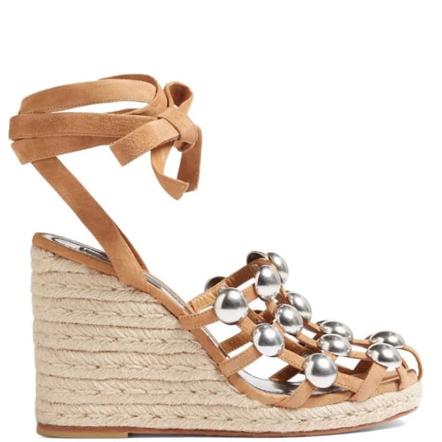 Alexander Wang Taylor Amelia Espadrille Wedge, Clay, image 1 of 1 from Cultstatus