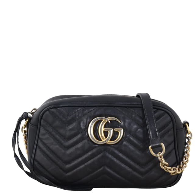 Gucci GG Marmont Small Camera Bag in Calfskin from Luxe.It.Fwd, photo 1 of 1
