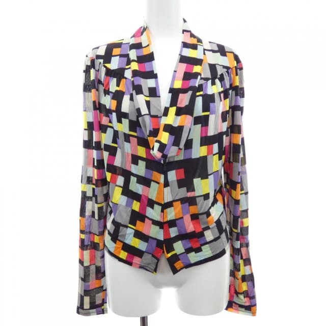 Chanel 01A Vintage Cardigan Black in Black Silk from The Reluxe, photo 1 of 1