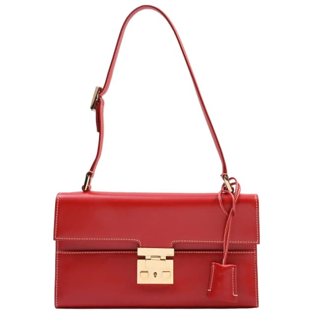 Gucci Lady Rogue square shoulder bag red from VINTAGE QOO TOKYO, photo 1 of 1