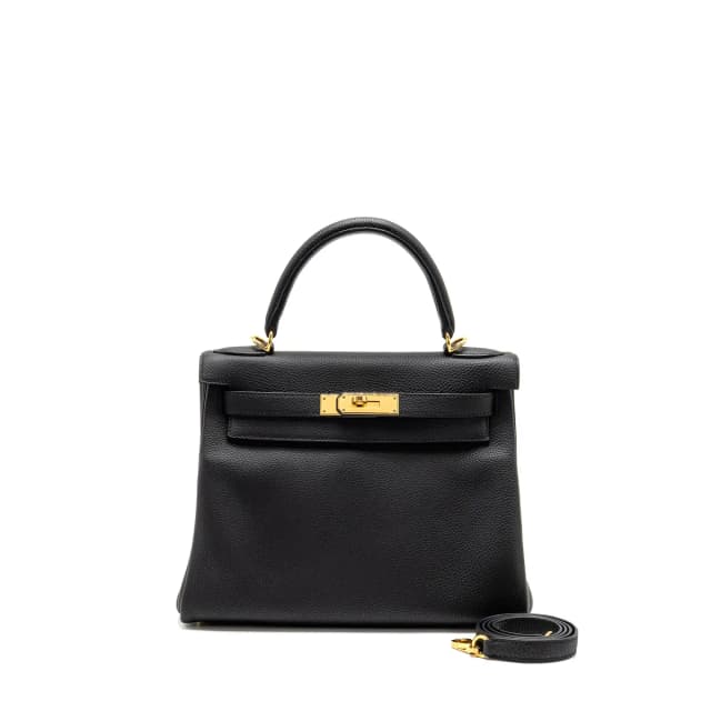 Hermès Kelly 28 Togo Black GHW Stamp Z in Black Togo leather from EMIER, photo 1 of 1