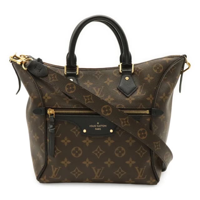 Louis Vuitton Monogram Tournelle PM 2-Way Shoulder Bag Leather Noir Black in Black Leather from The Reluxe, photo 1 of 1