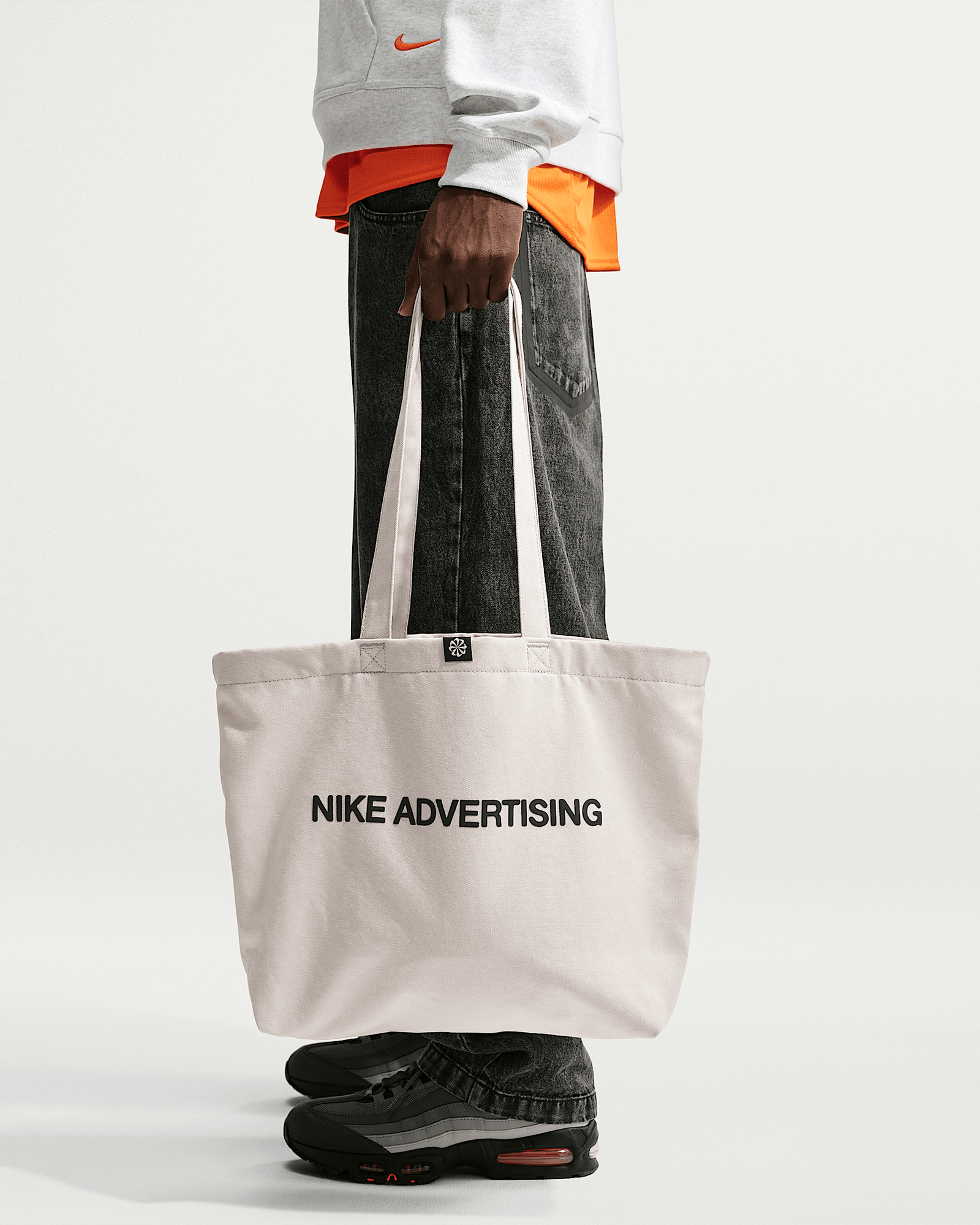 Nike Heritage in Oatmeal/Safety Orange/Safety Orange, image 1 of 1 from Nike
