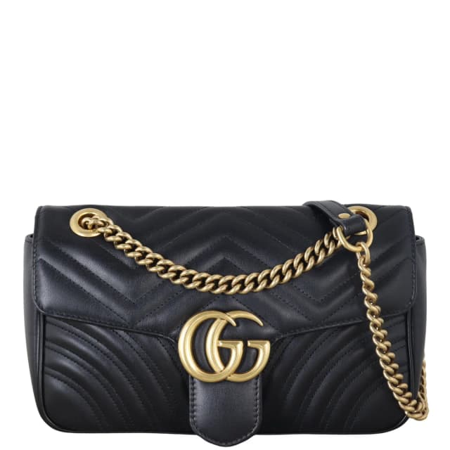 Gucci GG Marmont Matelasse Medium Shoulder Bag in Leather from Luxe.It.Fwd, photo 1 of 1