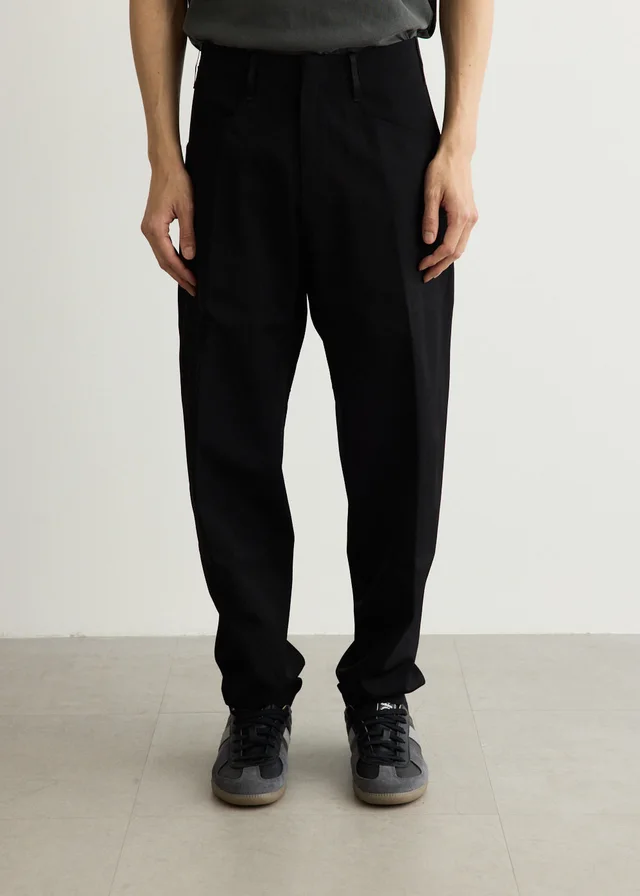 Veilance Voronoi Wool Pants in Black, image 1 of 1 from Incu