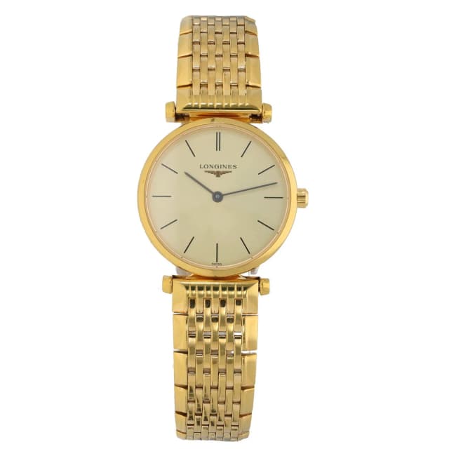 Longines La Grande Classique L4.209.2 23mm Gold Plated Watch in Gold from H&T, photo 1 of 1