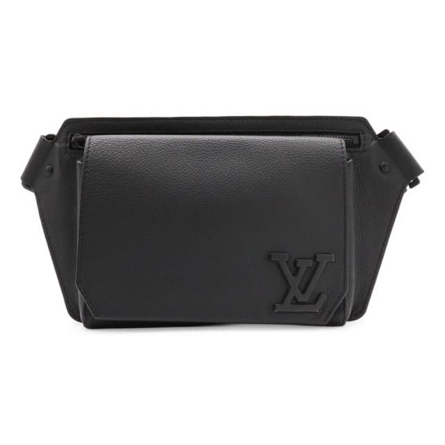 Louis Vuitton Aerogram Takeoff Sling Bum Bag Noir Black in Black Leather from The Reluxe, photo 1 of 1