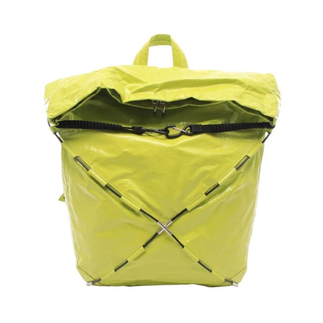 Bottega Veneta Backpack Tent Yellow Nylon in Yellow Nylon from The Reluxe, photo 1 of 1