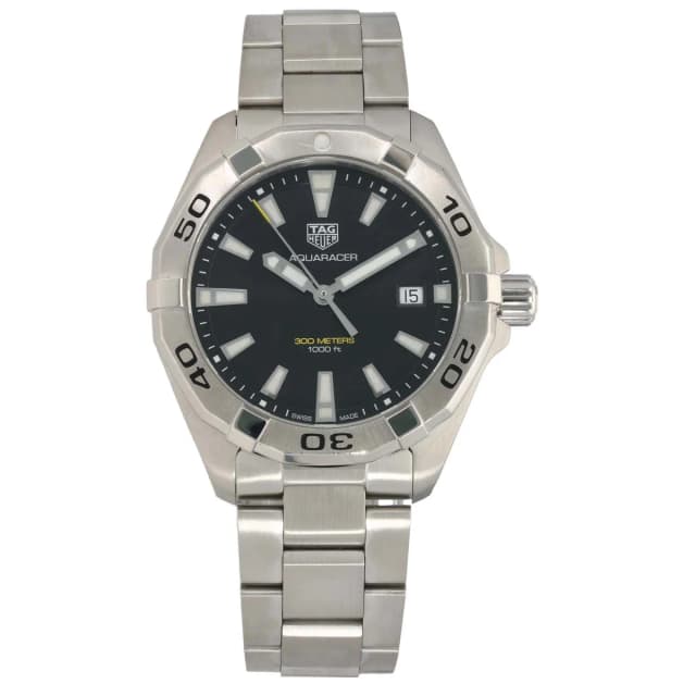 TAG Heuer Aquaracer WBD1110 41mm Stainless Steel Watch from H&T, photo 1 of 1