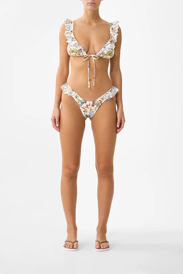 Camilla eBoutique REGULAR BIKINI BOTTOM WITH FRILL SIDE THE POTTERY PARLOUR, image 1 of 1 from CAMILLA