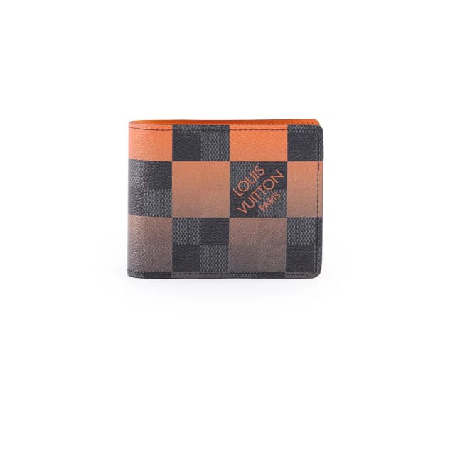 Louis Vuitton Multiple Wallet Damier Graphite Orange in Grey Canvas from The Purse Affair, photo 1 of 1