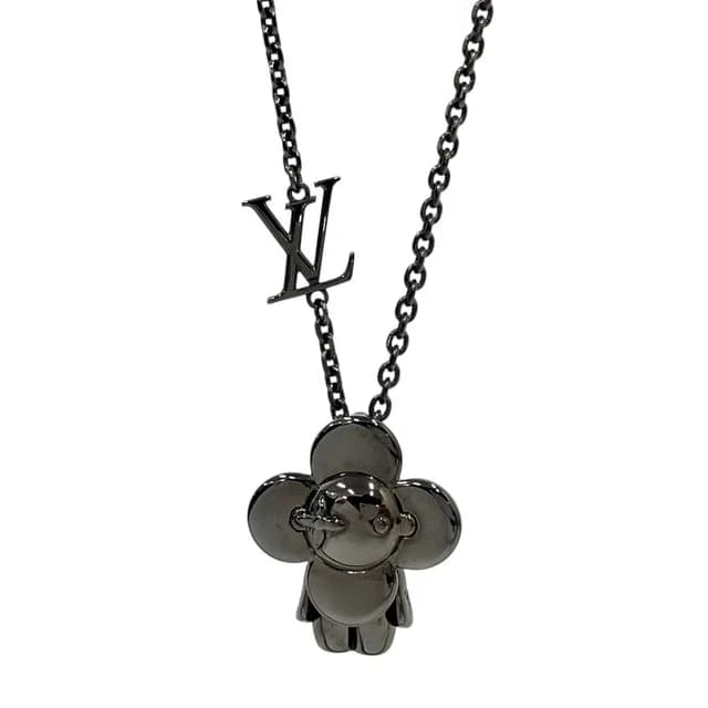 Pendant Vivienne Necklace LV Charm Black in Black from The Reluxe, photo 1 of 1
