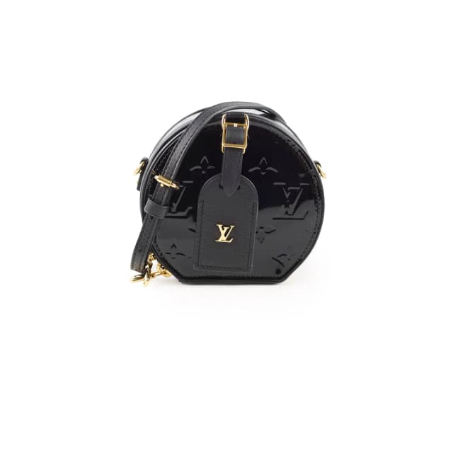 Louis Vuitton Mini Boite Chapeau Black Vernis in Black Leather from The Purse Affair, photo 1 of 1