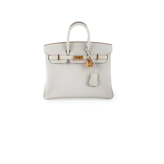 Hermès Birkin 25 Togo Gris Pale in Grey Togo leather from The Purse Affair, photo 1 of 1
