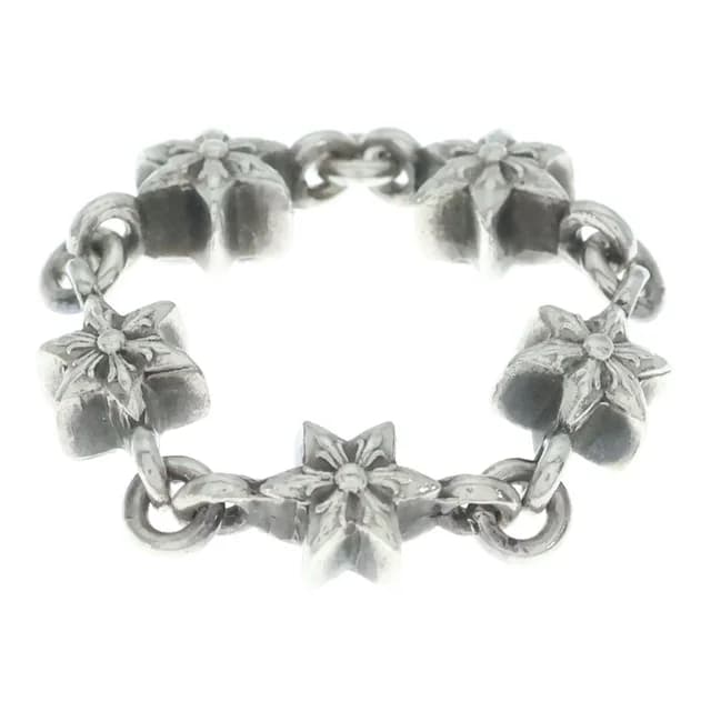 Chrome Hearts Chain Tny Star Thai Nice Ring Silver in Silver from The Reluxe, photo 1 of 1