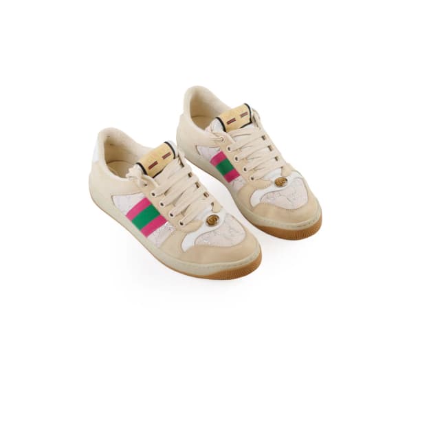 Gucci Screener Sneaker 37.5 from The Purse Affair, photo 1 of 1