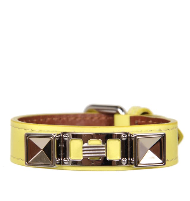 Proenza Schouler PS11 Bracelet Smooth Leather, Lemon, image 1 of 1 from Cultstatus