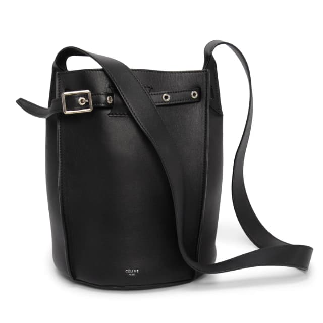 Celine Smooth Calfskin Big Bag Bucket Bag in Black Calfskin from Blue Spinach, photo 1 of 1