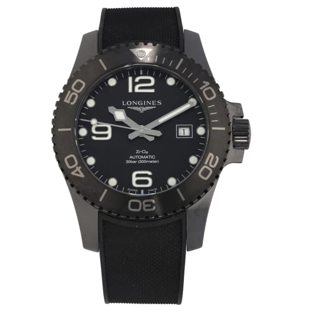 Longines Hydro Conquest L3.784.4 43mm Ceramic Watch in Ceramic from H&T, photo 1 of 1
