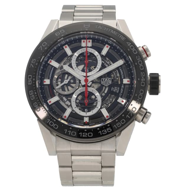 TAG Heuer Carrera CAR2A1W 43mm Stainless Steel Watch from H&T, photo 1 of 1