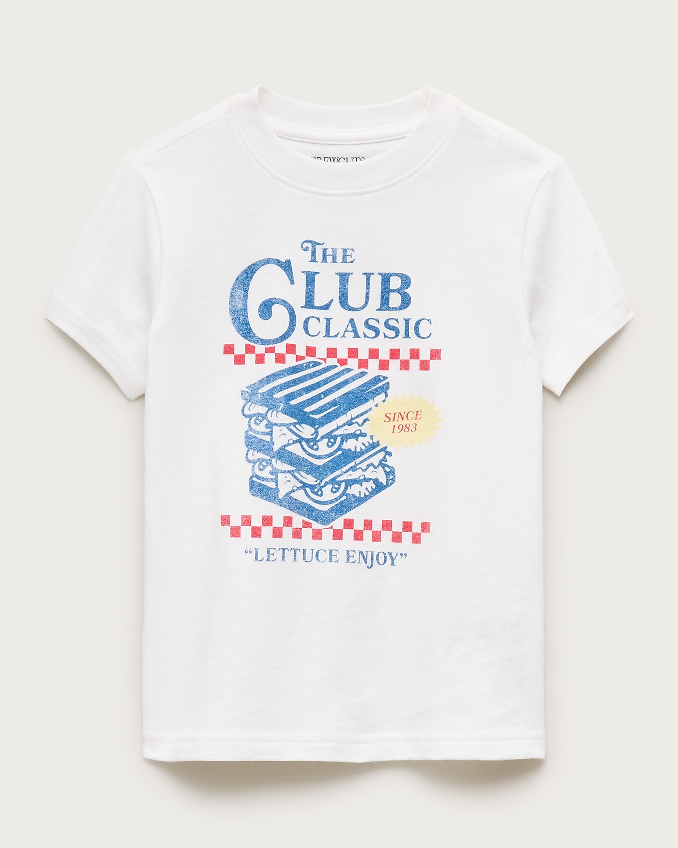 J.Crew Kids' short-sleeve "Club classic" graphic T-shirt in CLUB CLASSIC MULTI, image 1 of 1 from J.Crew (US)