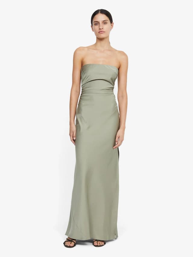 Bec&Bridge ETERNITY STRAPLESS MAXI DRESS - SAGE in Green, image 1 of 1 from BEC + BRIDGE
