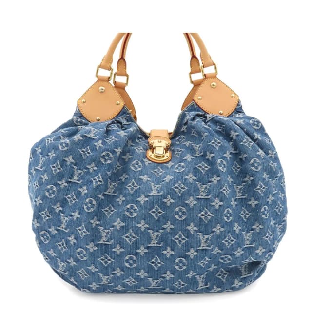 Louis Vuitton XL Tote Bag Blue Monogram Denim in Blue Denim from The Reluxe, photo 1 of 1