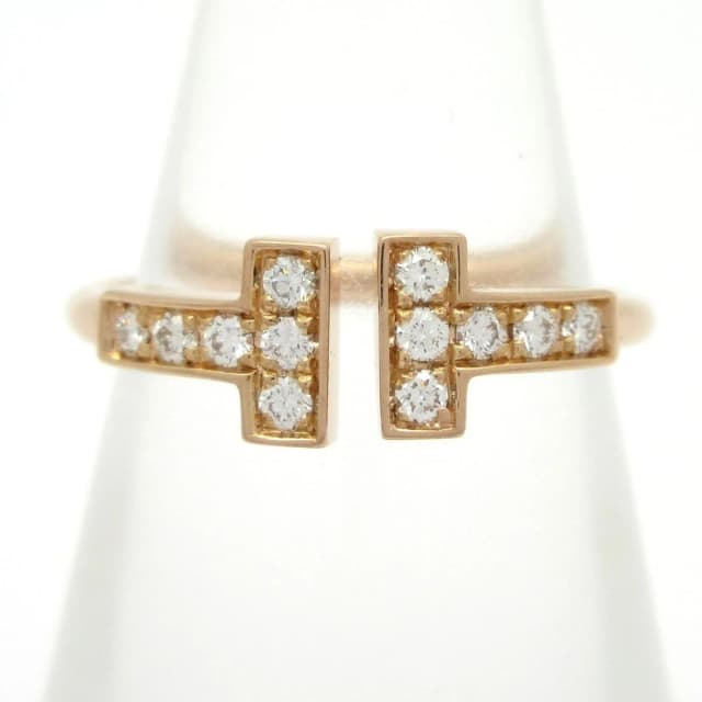 Tiffany & Co. Ring T Wire 18k Pink Gold Diamond in Pink from The Reluxe, photo 1 of 1