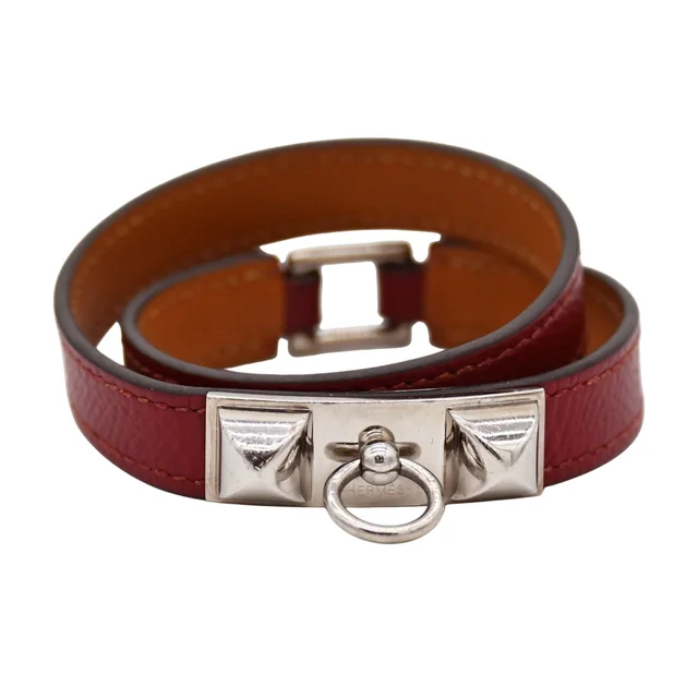 Hermès Rivale Double Tour Bracelet in Leather from Clotheshorse Anonymous, photo 1 of 1