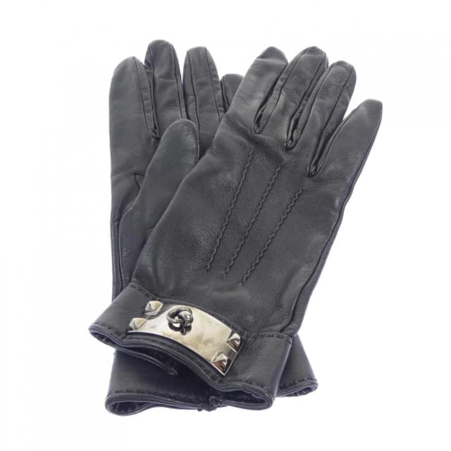 Hermès Glove Black in Black from The Reluxe, photo 1 of 1