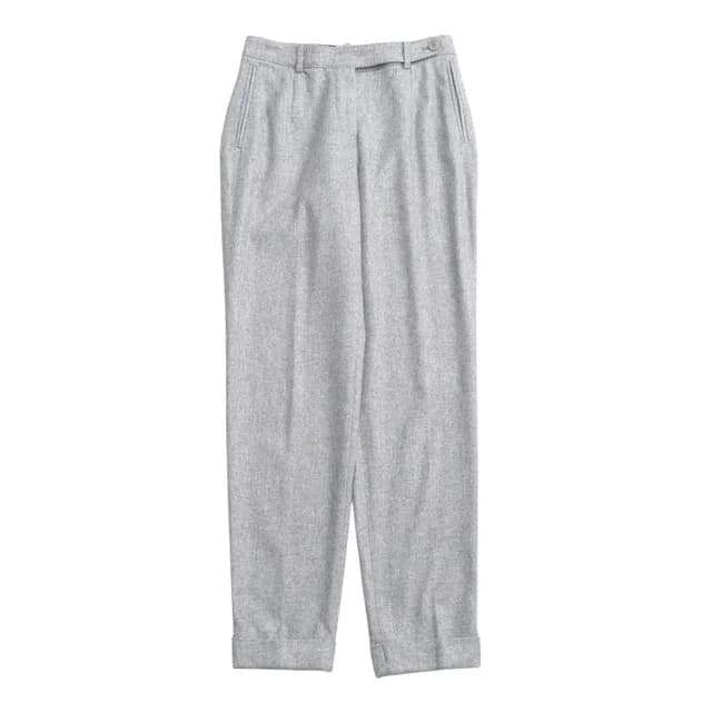 Loro Piana Pants 38 Cashmere Blend One Tuck Tapered Trousers in Cashmere from The Reluxe, photo 1 of 1