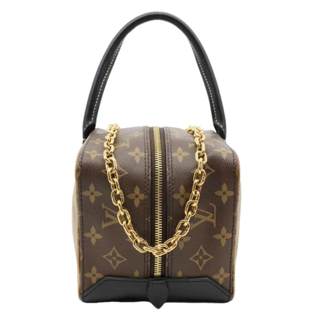 Louis Vuitton Square Reverse Monogram Canvas Tote Bag Brown in Brown Coated canvas from Dallas Designer Handbags, photo 1 of 1