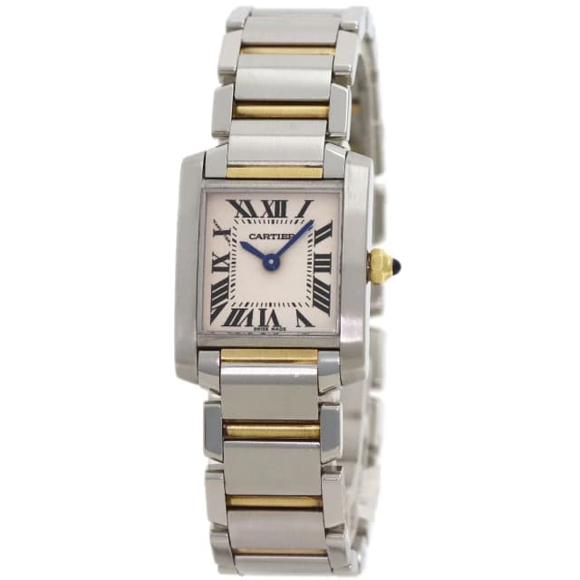 Cartier Tank Francaise SM Watch SS Yellow Gold in Yellow from The Reluxe, photo 1 of 1