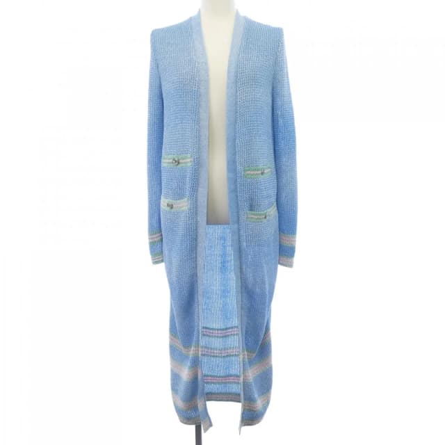 Chanel Long Cardigan Blue in Blue from The Reluxe, photo 1 of 1