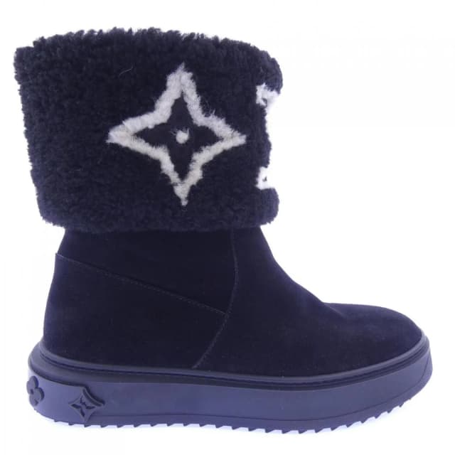Louis Vuitton Logo Suede Snowdrop Line Boots in Suede from The Reluxe, photo 1 of 1