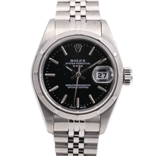 Rolex Around 1998–1999 Oyster Perpetual Date 26mm 69190 Automatic, Black from VINTAGE QOO TOKYO, photo 1 of 1