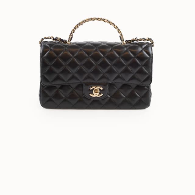 Chanel Small Crystal Top Handle Flap in Lambskin from The Purse Affair, photo 1 of 1