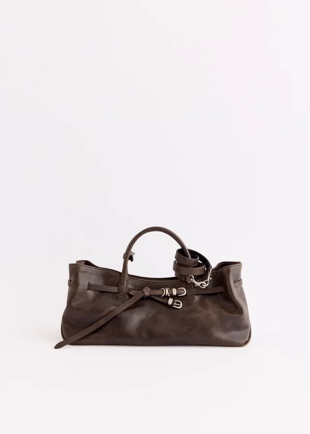 MARGESHERWOOD Grandma Used Bag in SEPIA PULL-UP, image 1 of 1 from Incu